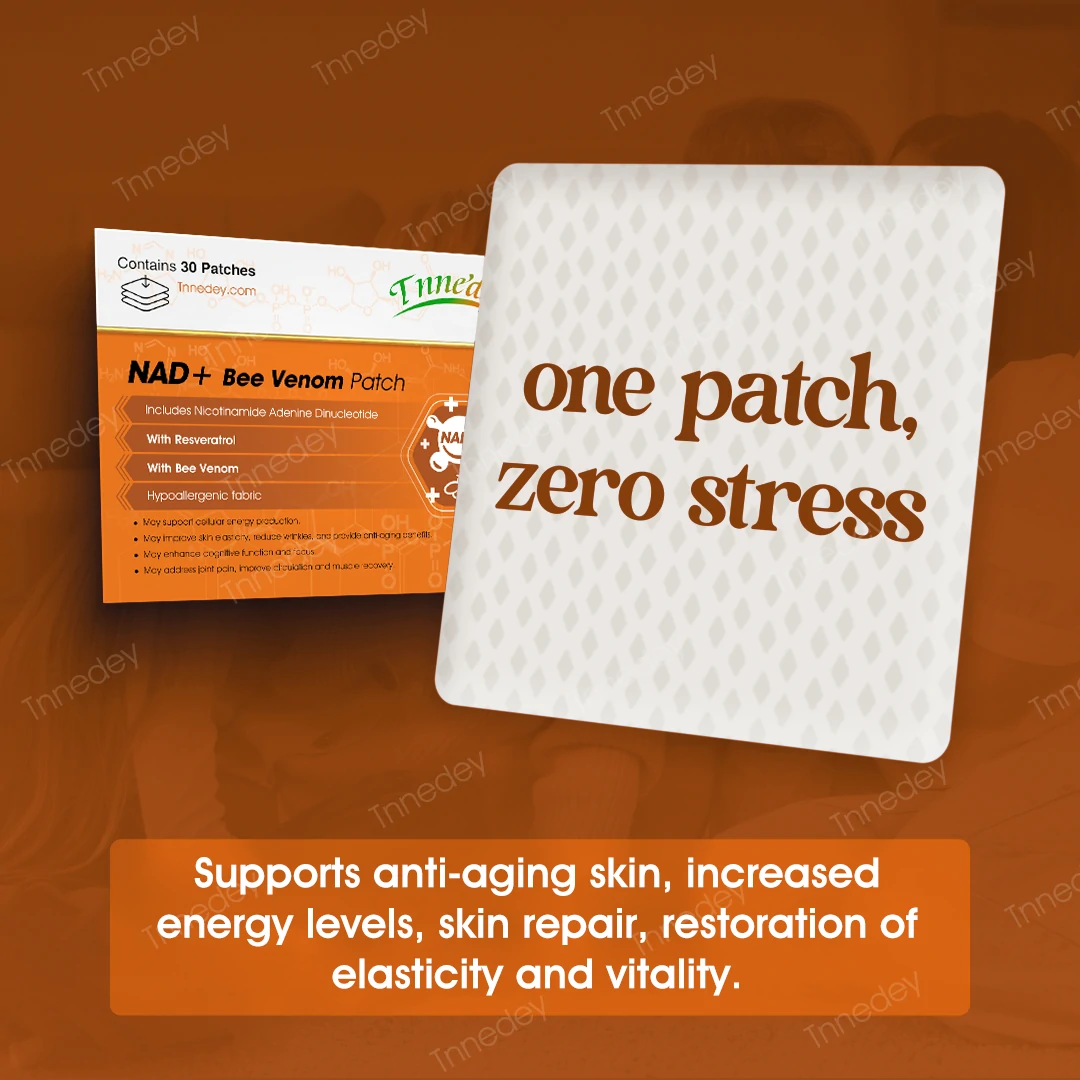 【Official Authorized Store】Tnnedey® NAD+ Bee Venom Patch – Ultimate Skin Rejuvenation & Energy Boost(Last Day Discount:75%)