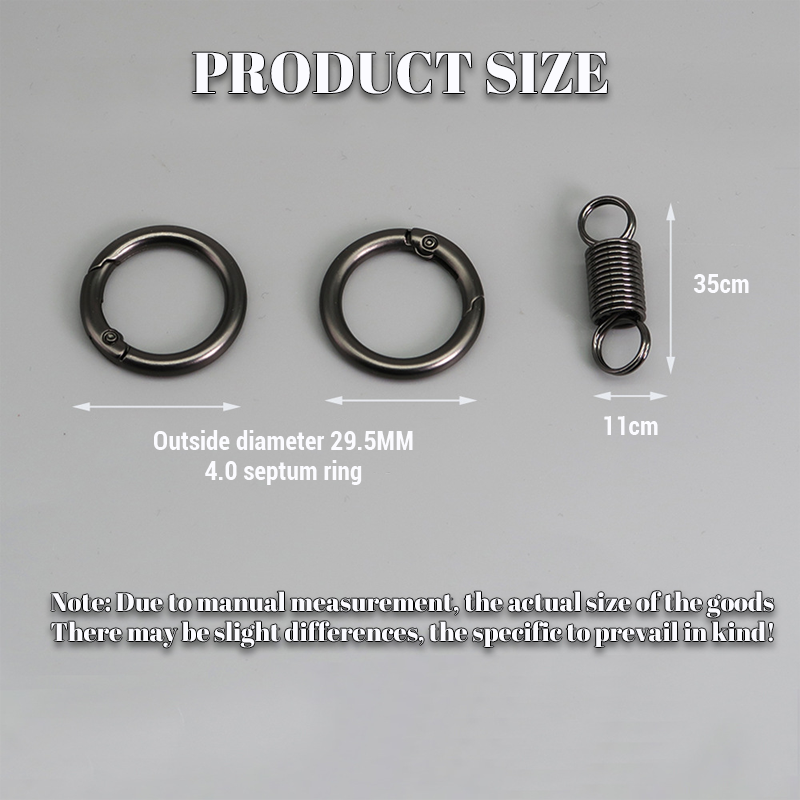 (🔥Last Day Promotion - 49% off)Nordic Retro Spring Double Ring Keychain