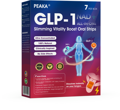 Official Store | PEAKA® GLP‑1 Slimming Vitality Boost Oral Strips 🥇 NAD+ Natural Formula with Moringa & Herbal Extracts | Visible results in 7 days ✅ Supports weight loss, heart health, blood sugar, sleep, joints & more.