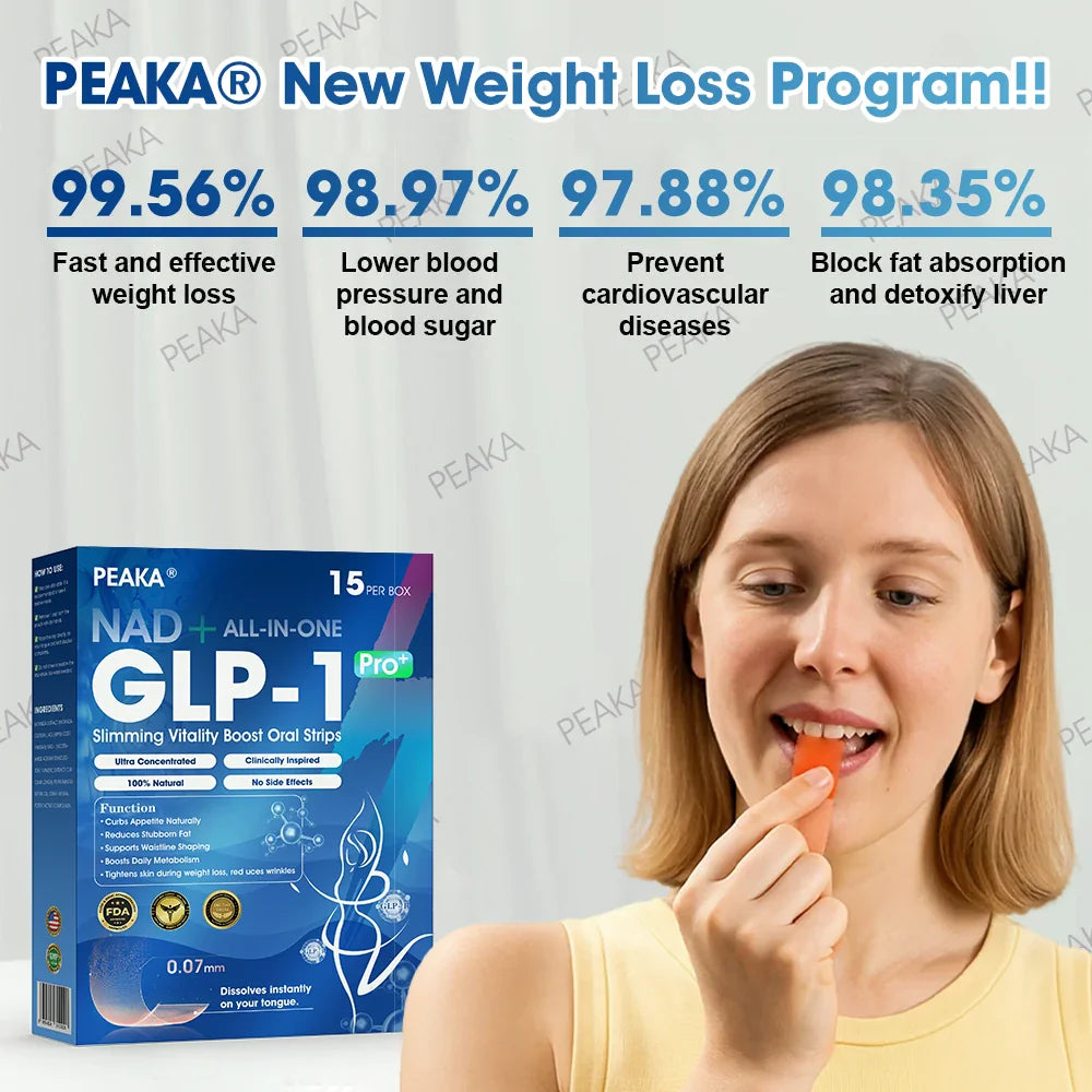 𝑂𝑓𝑓𝑖𝑐𝑖𝑎𝑙 𝑈.𝑆. 𝐶𝑙𝑖𝑛𝑖𝑐 𝑇𝑟𝑖𝑎𝑙‑𝐵𝑎𝑠𝑒𝑑 𝑆𝑡𝑜𝑟𝑒 | PEAKA® GLP‑1 Slimming Vitality Boost Oral Strips 👩‍⚕️ FDA-Registered | 1 Strip Daily | Visible Results in 7 Days ✅ Supports Weight Loss, Heart Health, Blood Sugar, Sleep & Joint Mobility